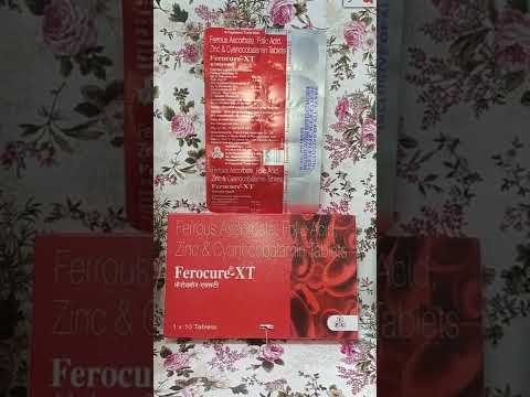 Iron ferocure xt cyanocobalamin tablets