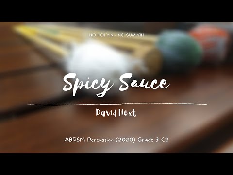 ABRSM Percussion 2020 Grade 3 C2 - Spicy Sauce, by Hext