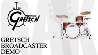 Video thumbnail for Gretsch BK-R423 USA Broadkaster 3 Piece Standard Shell Pack (Satin Copper) Demo Review by GAK