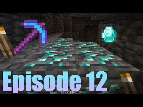 Eleven Block Diamond Ore Vein - Episode 12 - Minecraft Solo Survival