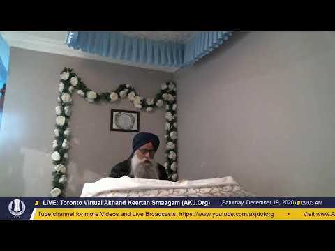 Aasaa dee Vaar Keertan - Toronto Virtual Akhand Keertan Smaagam (Dec. 19, 2020)