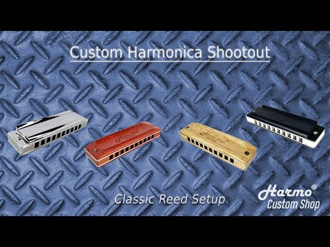 Custom Harmonica Shootout Harmo Custom Shop harmonicas classic reed setup key of C| Harmo Harmonicas