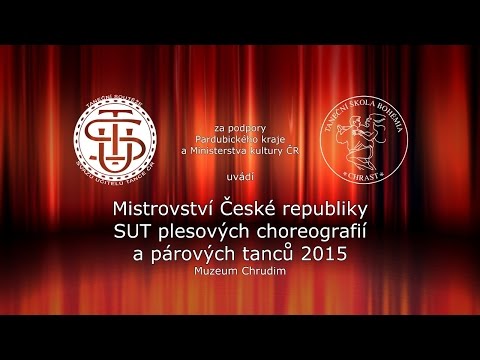 Mistrovství ČR SUT plesových choreografií a párových tanců 2015