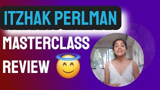Video thumbnail for Itzhak Perlman Teaches Violin MasterClass Review 2024✅ Go For It by Jitendra Vaswani