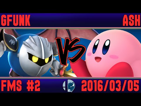 FMS #2 - GFunk (Metaknight) Vs. Ash (Kirby) SSB4 Winners R3 - Smash Wii U