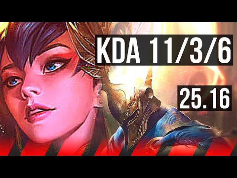 IRELIA vs PANTHEON (TOP) | 4k comeback, Legendary, 11/3/6 | KR Master | 25.16