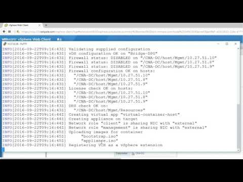 Demo of vSphere Integrated Containers (VIC) Port Mapping