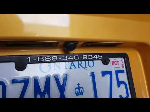 Installation backup camera reverse camera Ford Mustang