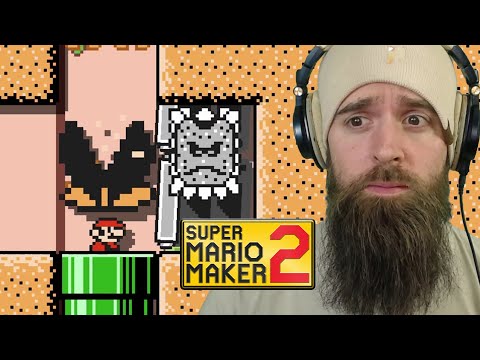 This Psychotic Level Makes You Hold Down For Hours [SUPER MARIO MAKER 2] [ENDLESS #90]