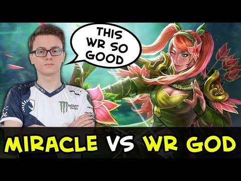 Miracle mid Drow vs Windranger god — this guy so good