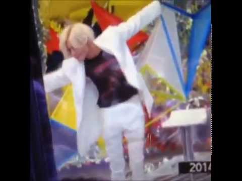 140821 Taemin dances Danger in a mesh - MCD Begins