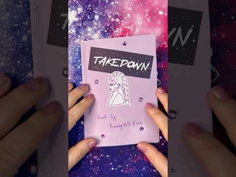 TAKEDOWN lyric book #huntrix #takedown #rumi #mira #zoey #lyricbook #kpopdemonhunters #shorts