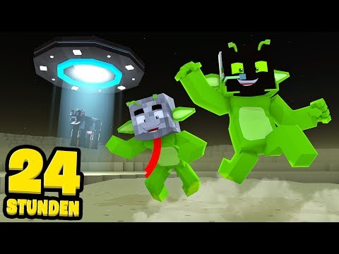 24 STUNDEN als ALIENS LEBEN?! - Minecraft [Deutsch/HD]