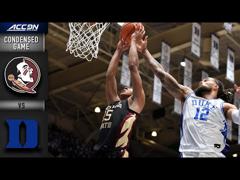 Florida State vs. Duke Condensed Game | 2021-22 ACC Men’s Basketball