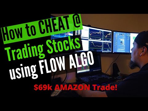How to Cheat the stock market using Flow Algo ($69k Amazon Trade)