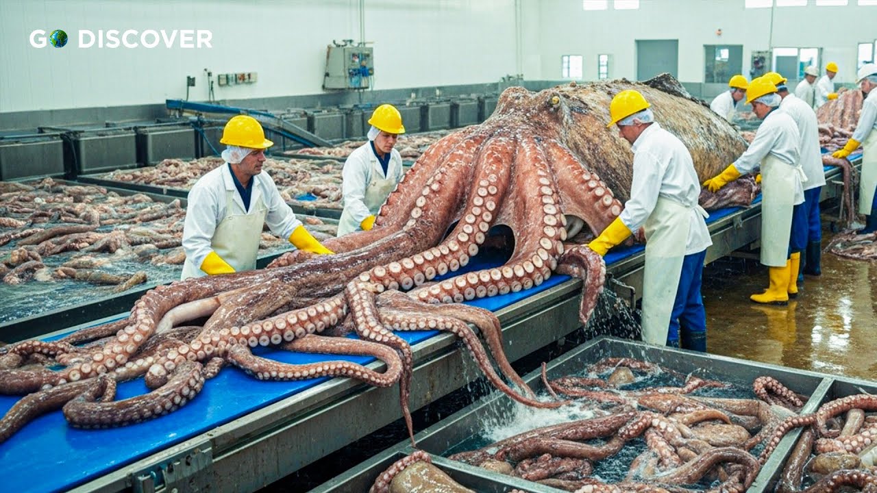 400 Tons of Octopus Worth $6 Million Processed for Takoyaki | Inside the Octopus Factory