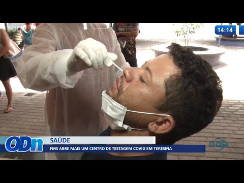 FMS abre mais um centro de testagem para Covid-19 em Teresina 04 01 2022