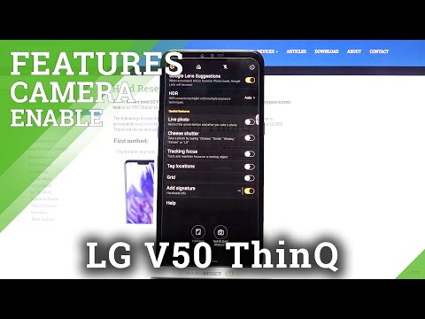 How to Enable Gridlines on LG V50 ThinQ – Camera Advanced Option