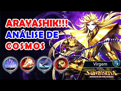 Análise de cosmo do SHAKA ARAYASHIKI - Solar e Estrela COMPLETO - Saint Seya Awakening