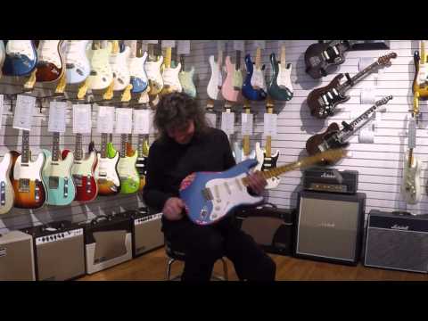 Frank's Blog #42: Lake Placid Blue over Pink Paisley on this Fender Custom Shop Strat