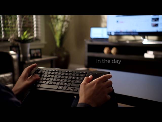 Video teaser per Logitech Illuminated Living-Room Keyboard K830