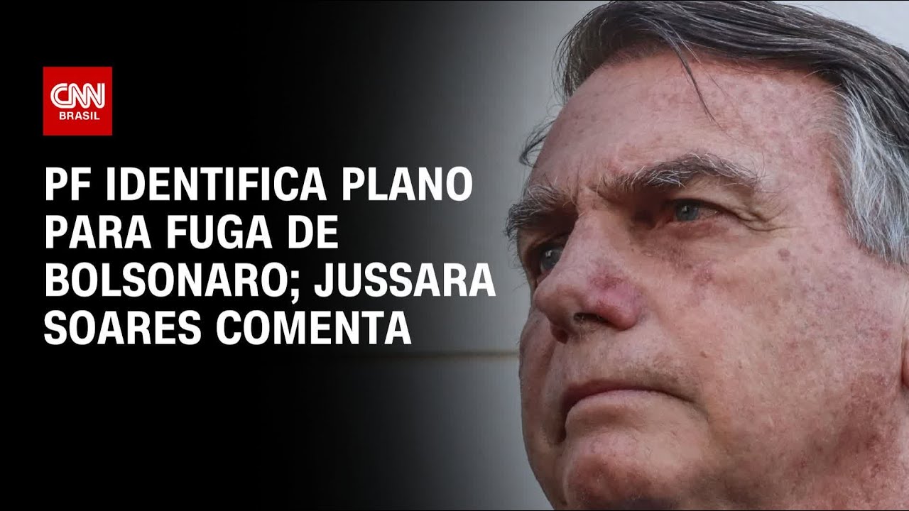 PF identifica plano para fuga de Bolsonaro; Jussara Soares comenta | CNN ARENA