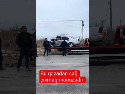 Tərtər rayonunda ağır qəza: 2 nəfər yaralandı - Baku TV