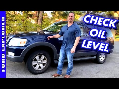 How To Check Oil Level 2006-2010 Ford Explorer