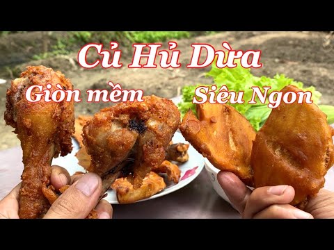 Củ Hủ Dừa Lăn Bột Chiên Giòn Siêu Ngon & Đùi Gà KFC