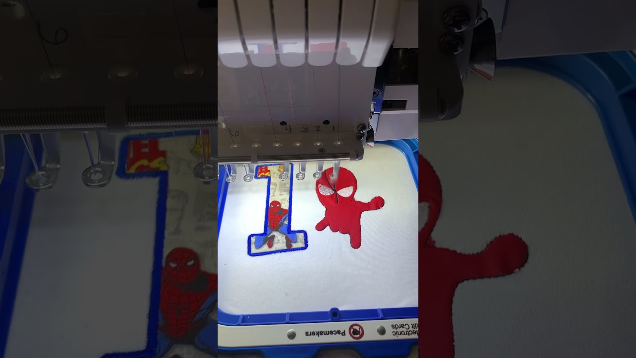 How to embroider: Spider-Man