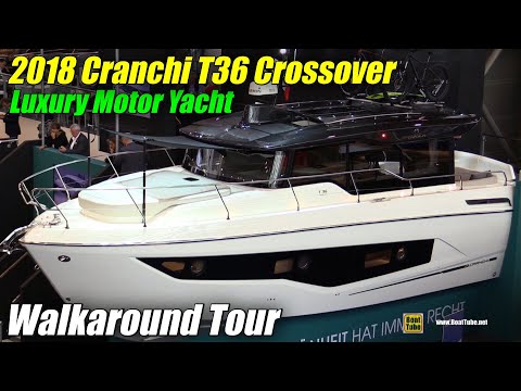 2018 Cranchi T36 Crossover Yacht - Walkaround - 2018 Boot Dusseldorf Boat Show