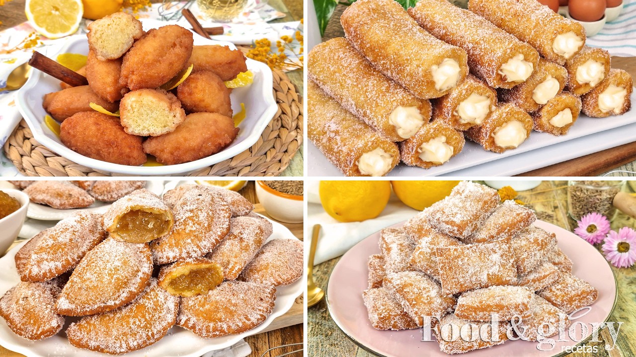 5 CLÁSICOS DULCES DE SEMANA SANTA | Recetas de Semana Santa y Cuaresma (vol. 2)