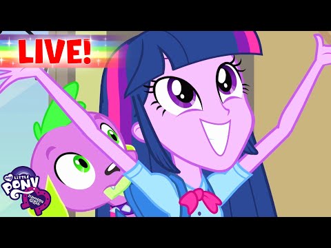 🔴 Equestria Girls LIVE 🔮 ALL MOVIES MARATHON 🎥 Full Movies Children's Cartoon | MLP EG