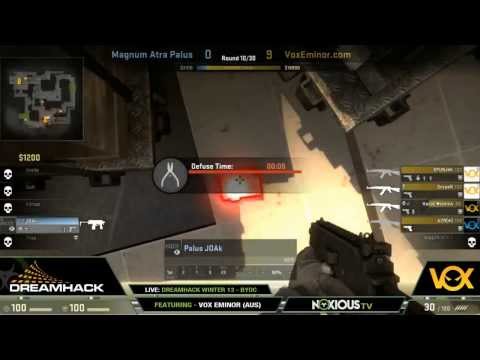 Ninja defuse | JOAk vs Vox Eminor | Dreamhack winter 2013 CSGO BYOC