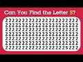 【Easy, Medium, Hard Levels】Can you Find the Odd Letter in 15 seconds?