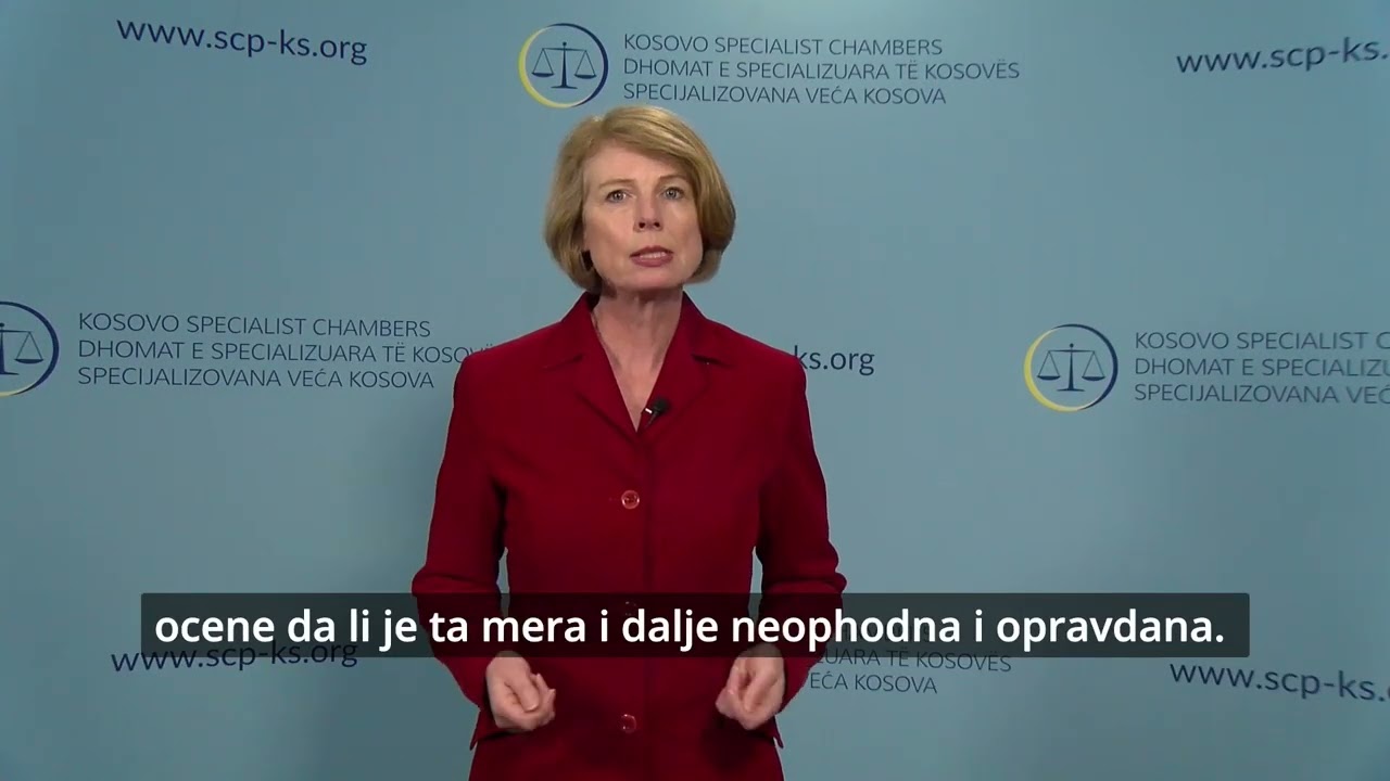 Osvrt na mandat i rad Specijalizovanih veća: pritvor i privremeno puštanje na slobodu