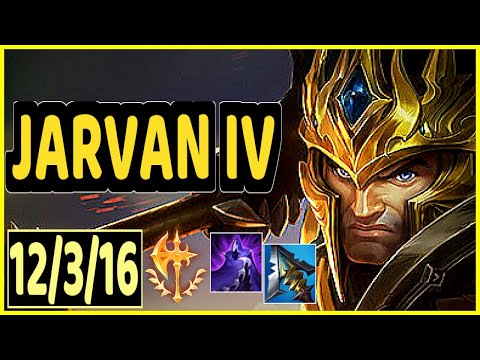 JARVAN IV VS AMUMU - 12/3/16 KDA JUNGLE GAMEPLAY