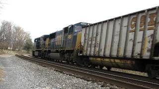 preview picture of video 'CSX Engines 316 & 4505'