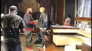 Marques Houston & Rick Ross shoot the video for 'Pullin' on Her Hair'