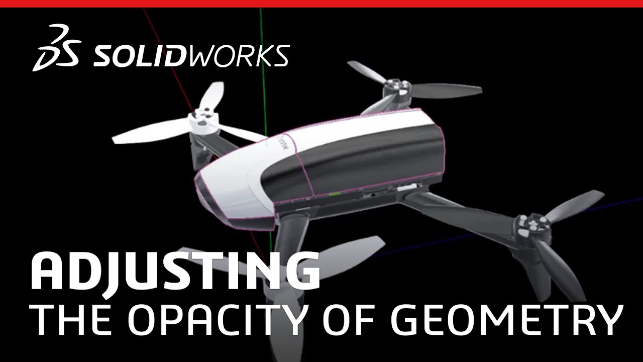 SOLIDWORKS Visualize Quick Tips - Adjusting the Opacity of Geometry