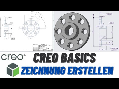 Creo Basics für Anfänger - Zeichnung erstellen