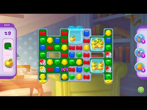 Homescapes Level 9891 No Boosters Gameplay