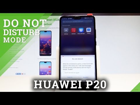 How to Do Not Disturb in HUAWEI P20 - DND Settings |HardReset.Info