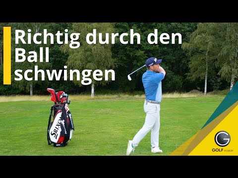 SWINGING THROUGH THE BALL CORRECTLY - GOLF TECHNIQUE