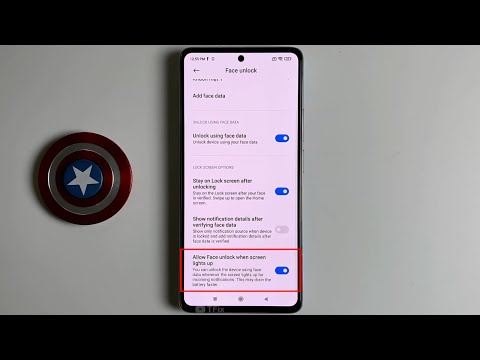 Allow Face unlock when screen lights up on Xiaomi 11T Android 11
