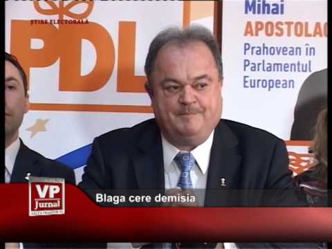 Blaga cere demisia