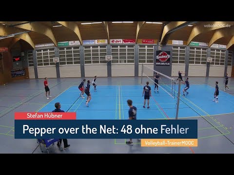 Ballkontrolle: Pepper over the Net - 48 mal - Stefan Hübner