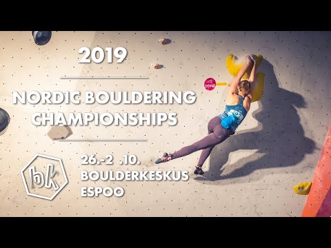 Nordic Bouldering Championships 2019
