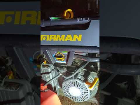 Firman generator T07573 How to drain gasoline
