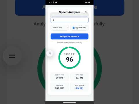 EdgeSpeed: Website Analyzer
